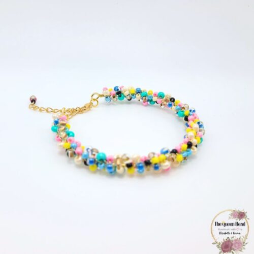 Graffiti Art Vibes Wrapped Bracelet at The Queen Bead