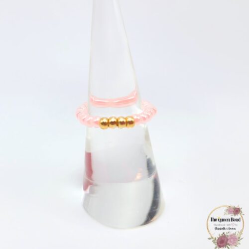 Pretty in Pink Ring in Pink at The Queen Bead